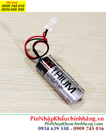 Toshiba ER17500V (Zắc EPSON), Pin PLC Toshiba ER17500V A2700mAh 3.6v, Xuất xứ Nhật 